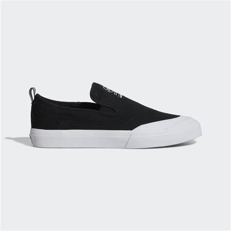 original adidas slip ons black|Adidas slip on black matchcourt.